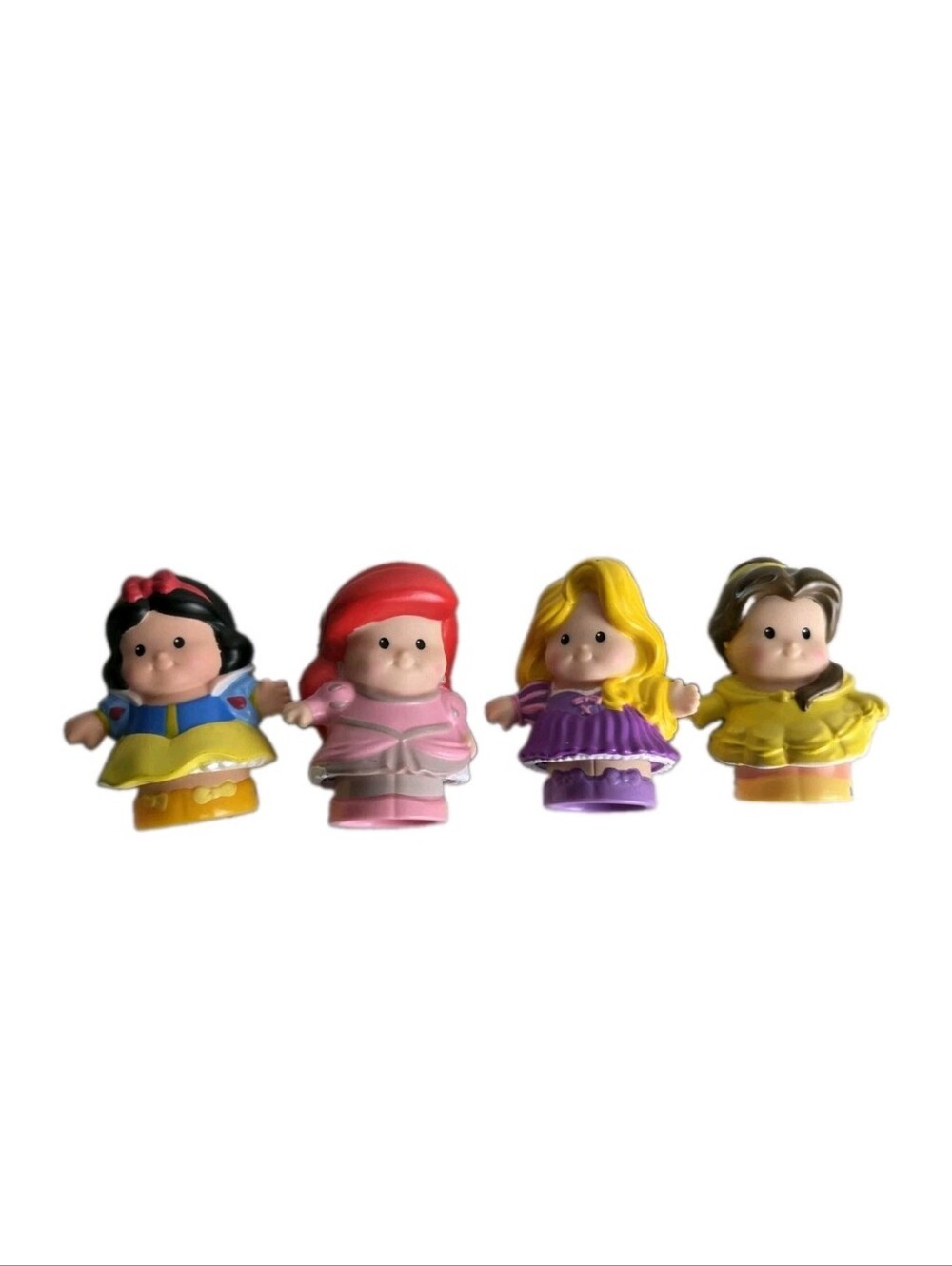 Fisher Price Little People PRINCESS Set LOT Belle Snow White Ariel Rapunzel 2012